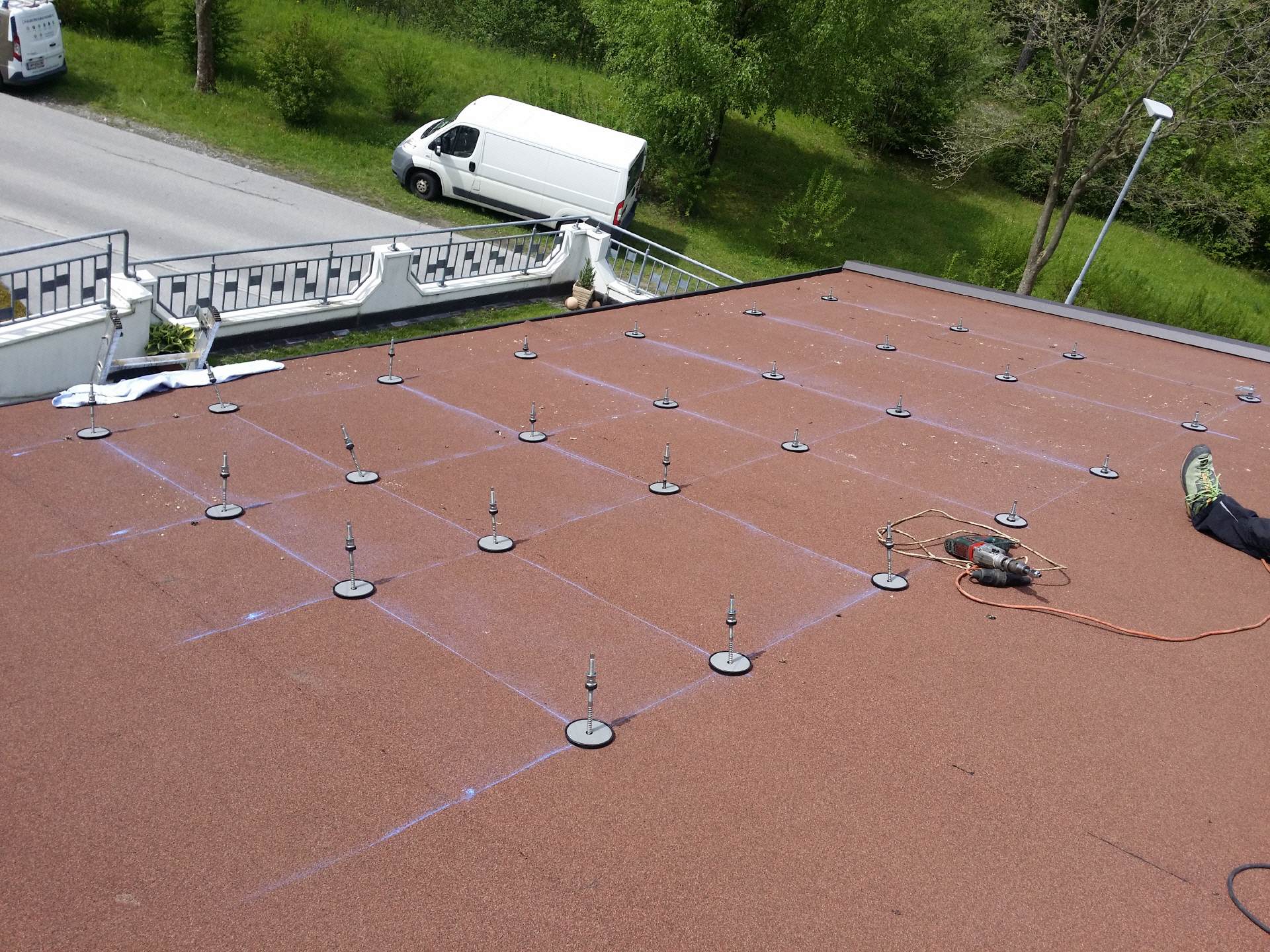 Solarhalter Befestigung für Votvoltaik